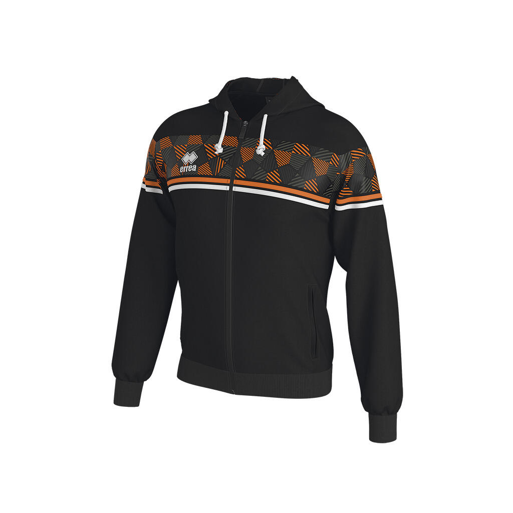 Errea - Sweatshirt Enfant Errea Dragos - Sweat-shirt - Noir|orange - 10 À 12 Ans - Decathlon