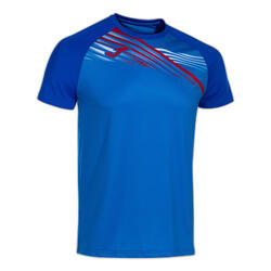 Maillot Manches Courtes Running Homme Joma Elite X Bleu Roi
