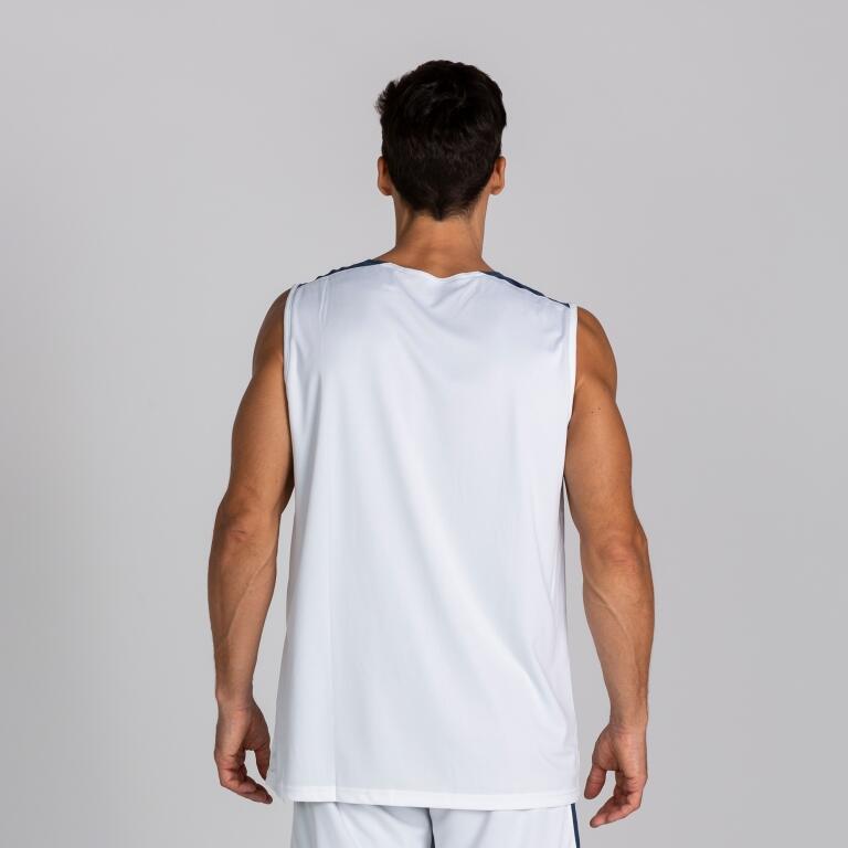 Ensemble basket-ball Garçon Joma Reversible bleu marine blanc 3/5