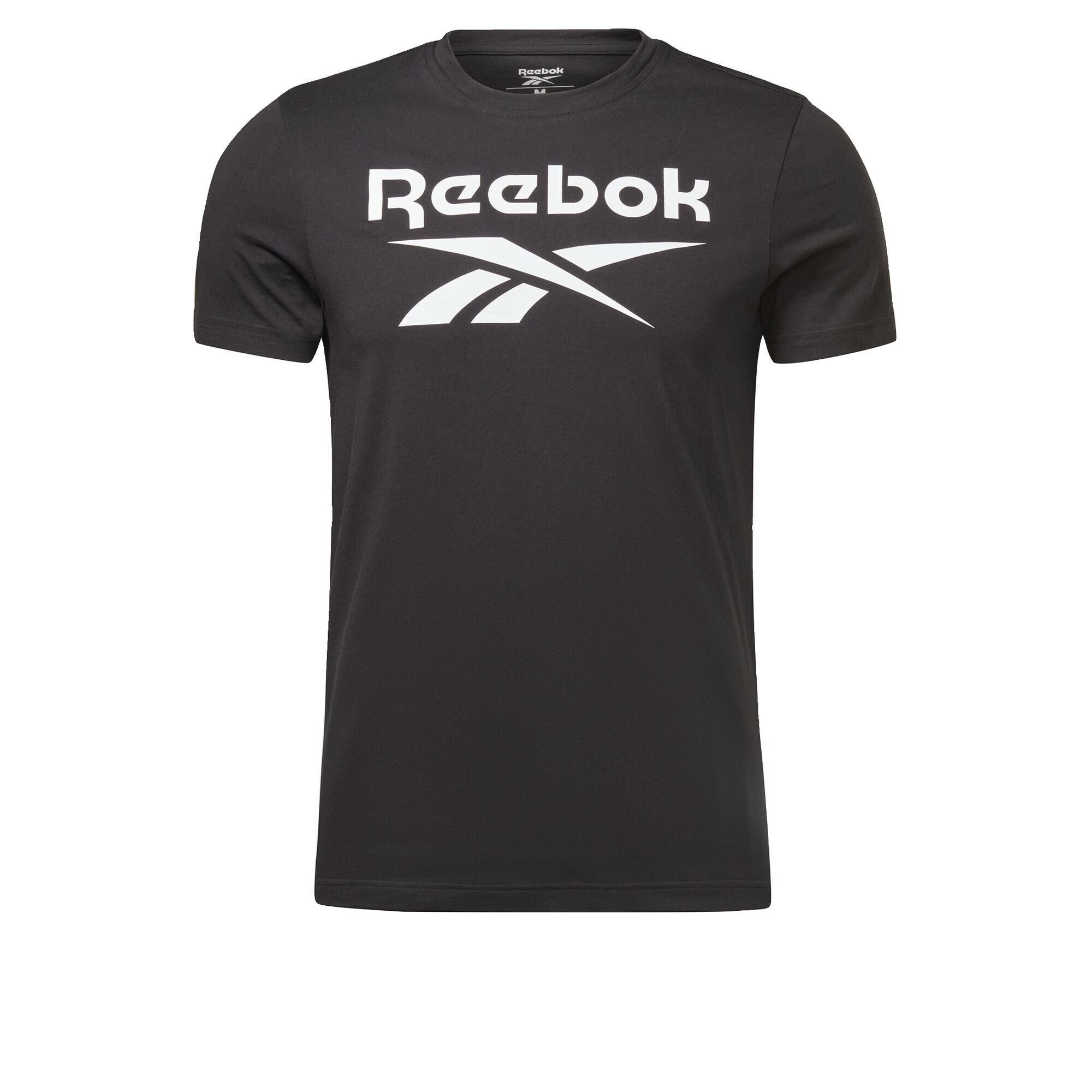 Koszulka z krótkim rękawem Męska Reebok BIG LOGO TEE HD4222 Czarny