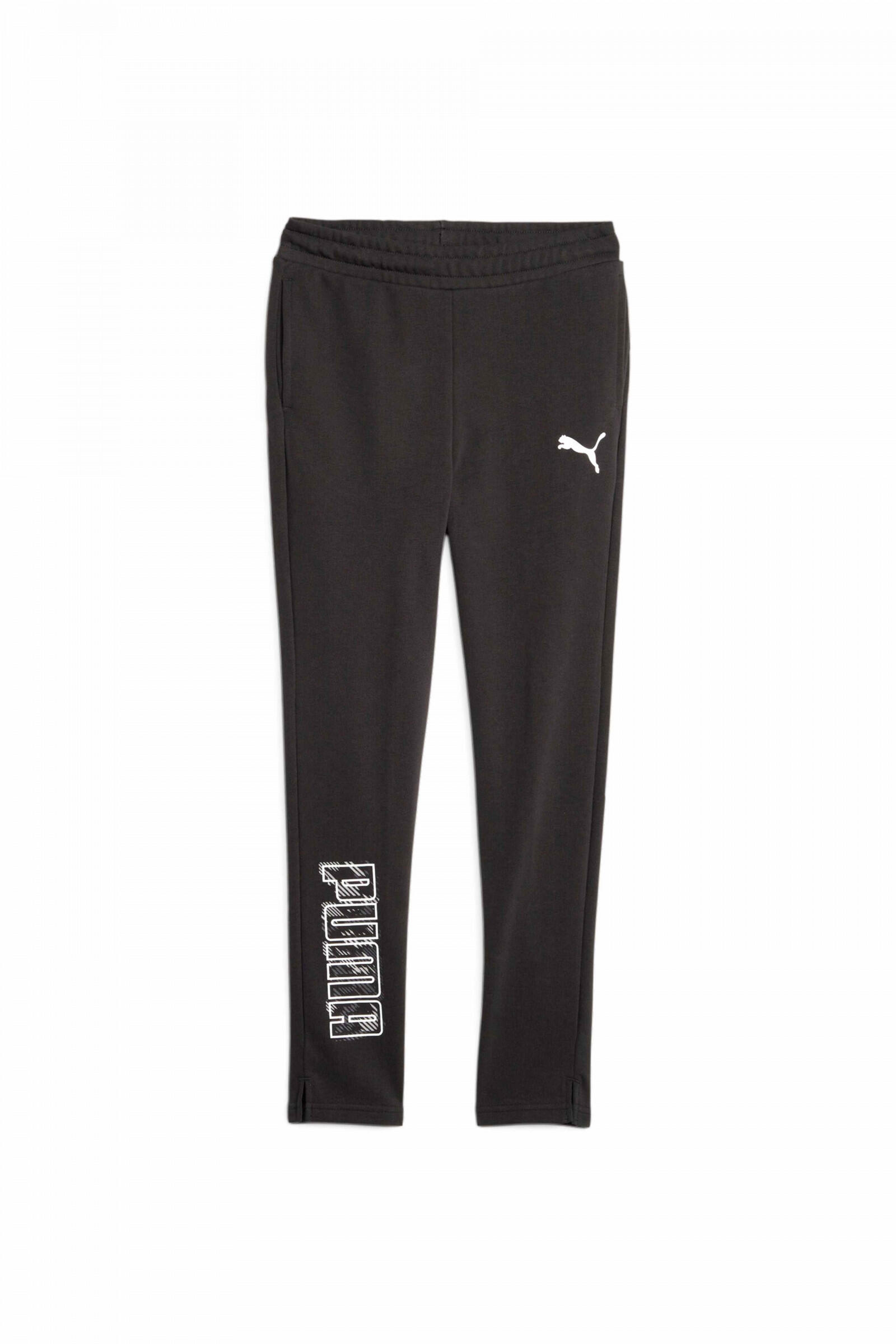 PANTALONE SPORTIVO PER BAMBINO COLORE NERO BLACK 2/3