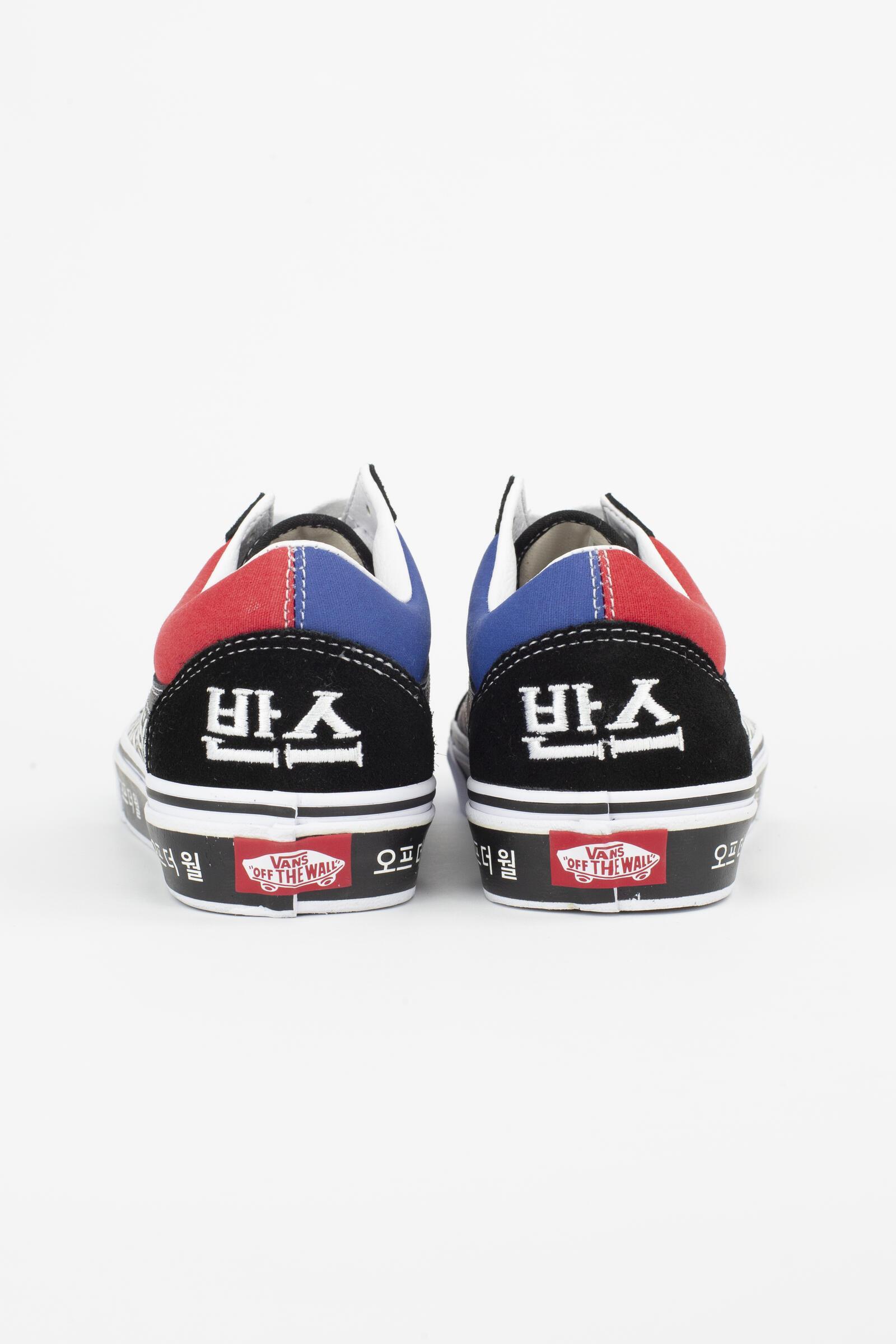 Vans Zapatillas Korean Typography Old Skool Rojo/azul 5/5