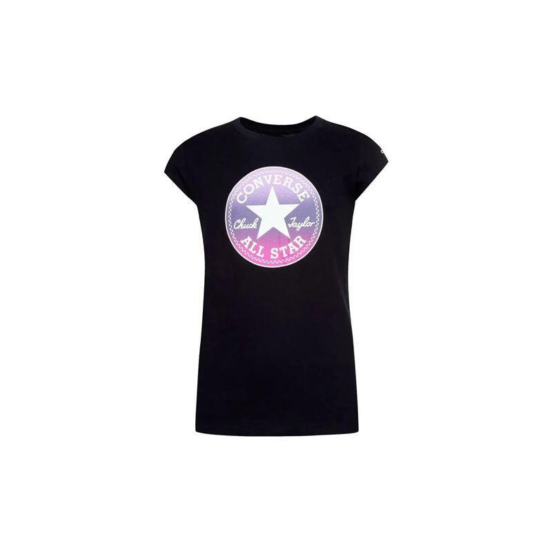 Camiseta de Manga Corta Infantil Converse Chuck Patch GFX Negro 5/5