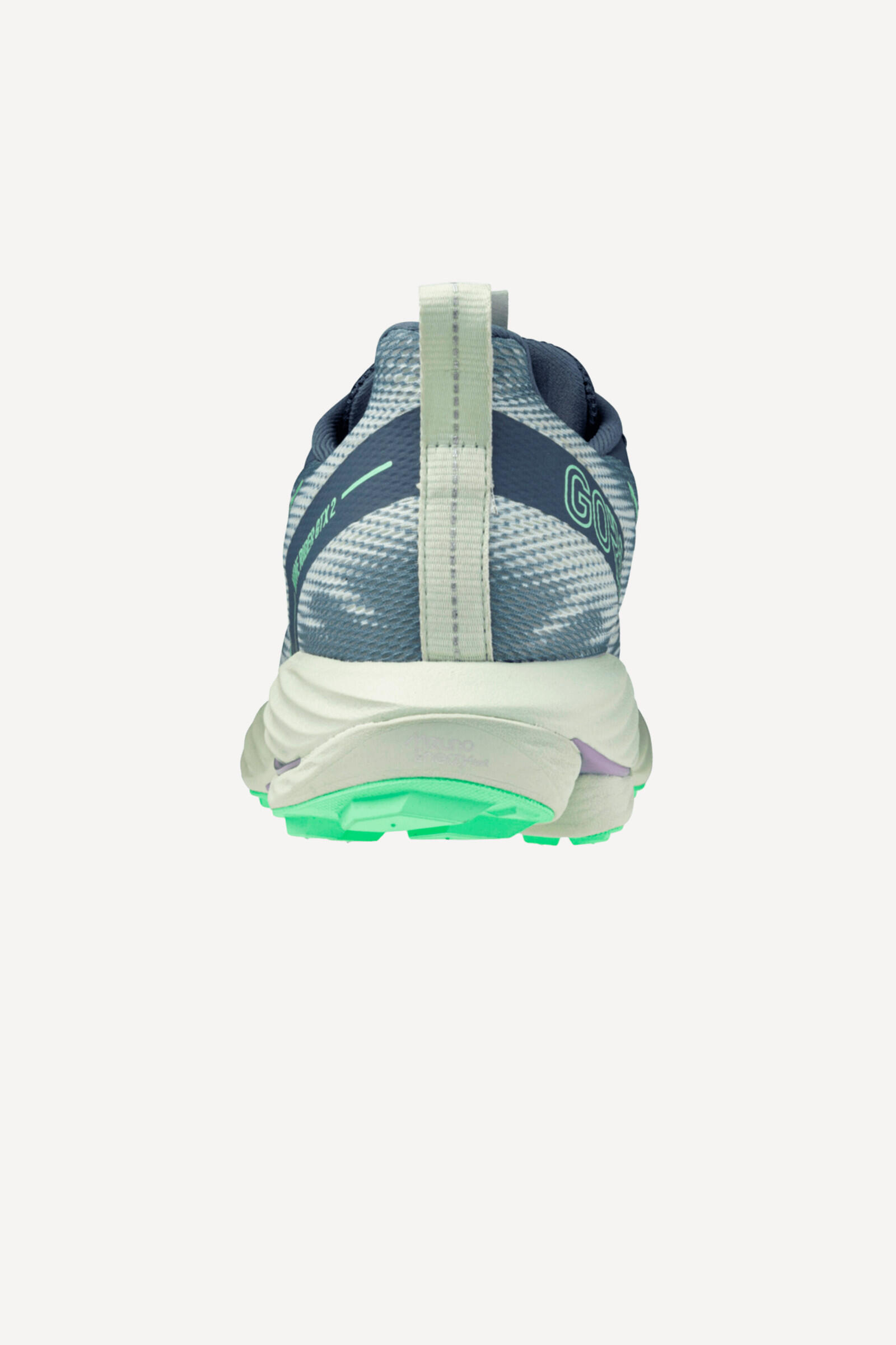 Mizuno Zapatillas Wave Rider Gtx Wos Azul/verde 4/4