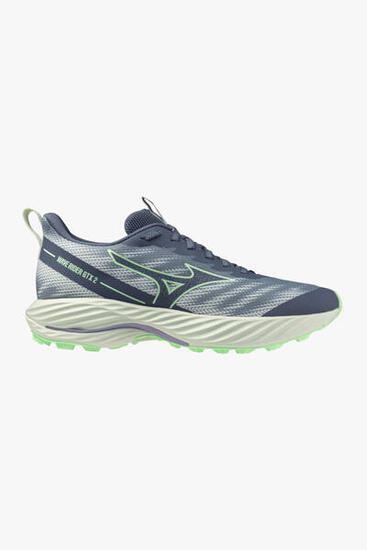 Mizuno Zapatillas Wave Rider Gtx Wos Azul/verde Mujer