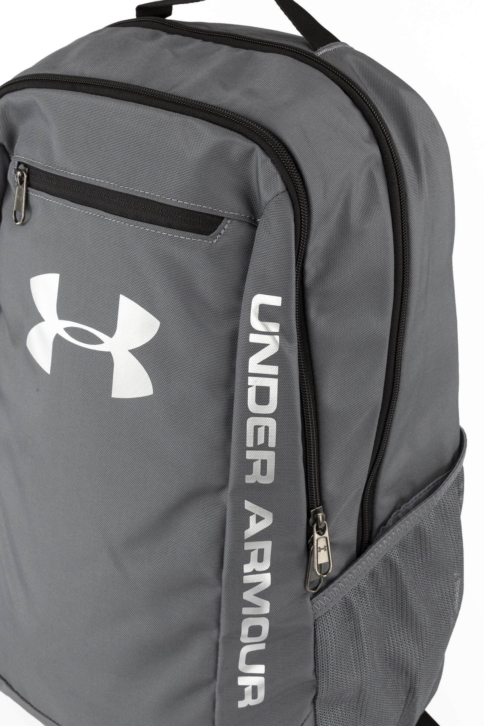 Under Armour Mochila Ua Hustle Unisex Gris/negro 4/4