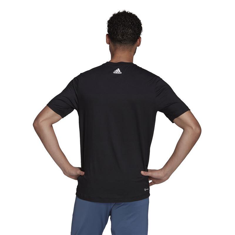 T-shirt à manches courtes homme Adidas Big Badge Noir 4/5