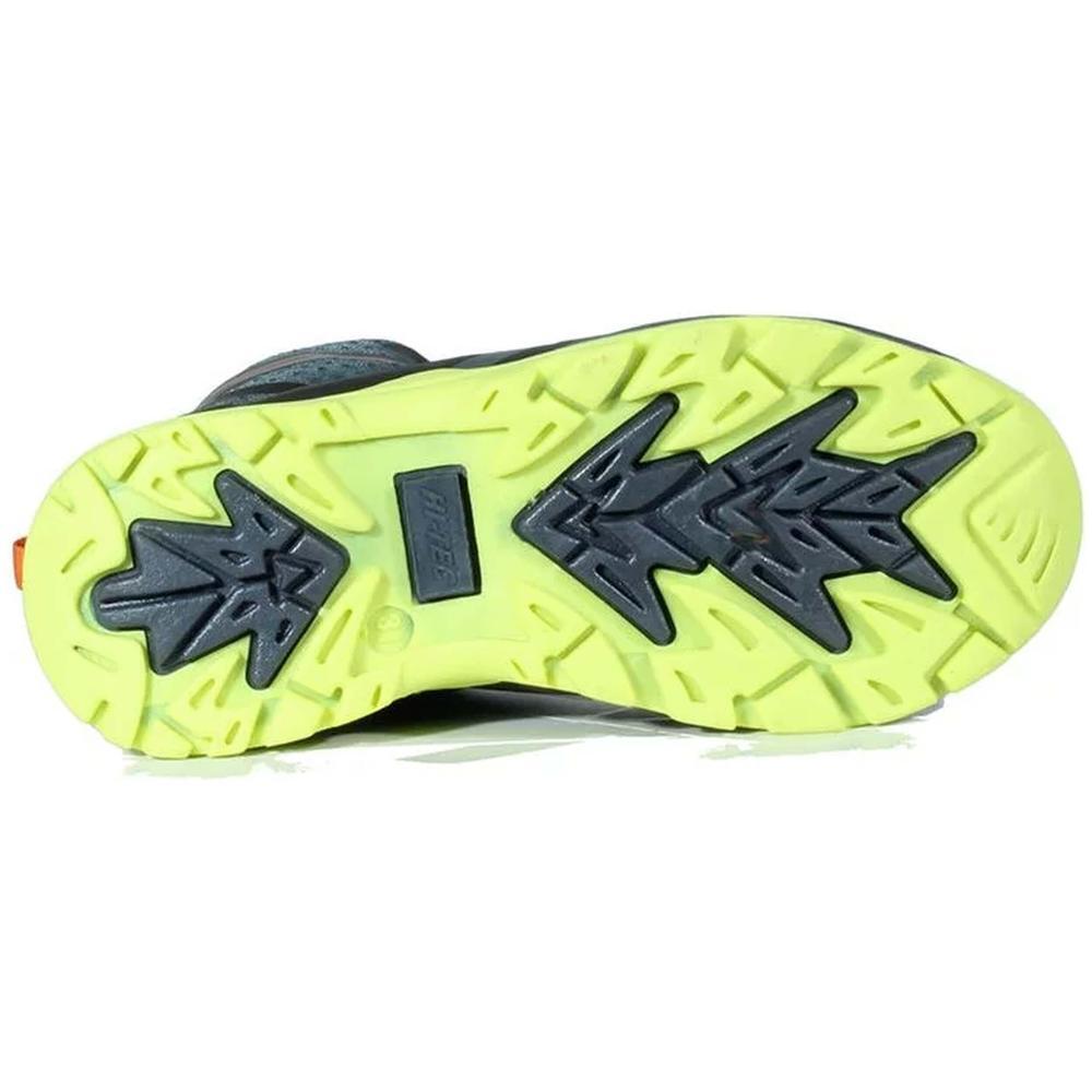 Botas para niños Hi-tec Toubkal mid en color gris 3/5