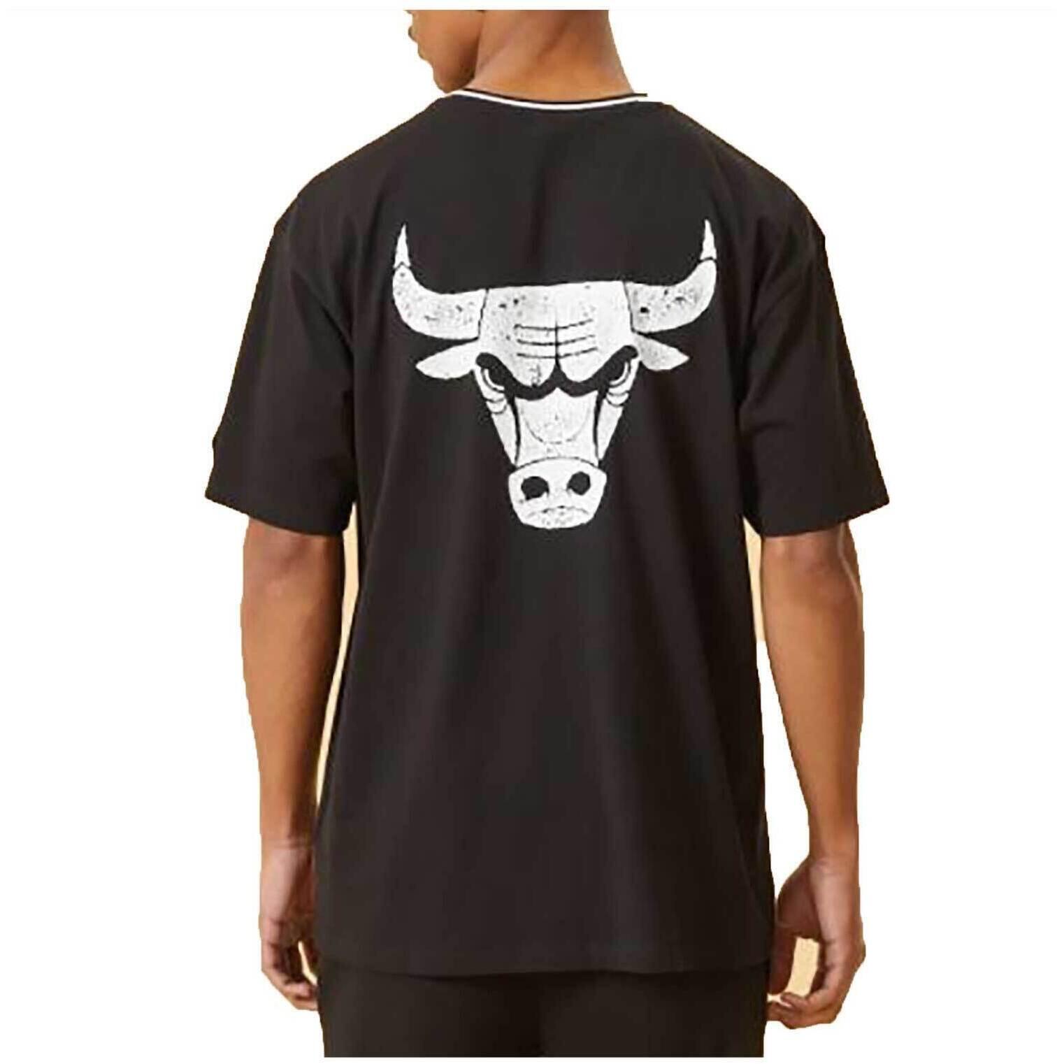 T-shirt New Era Chicago Bulls, Noir, Hommes 2/7