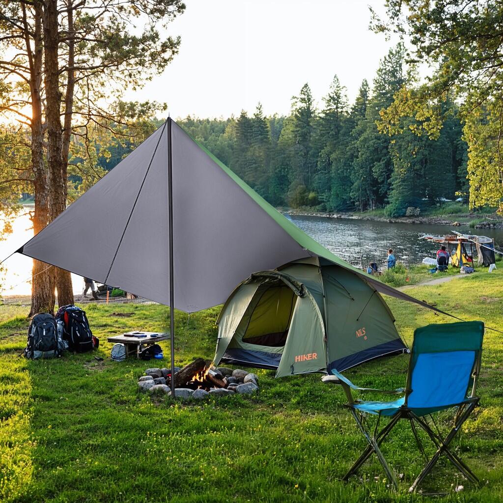 Bâche de camping 300 x 300 cm Nils Camp 2/7