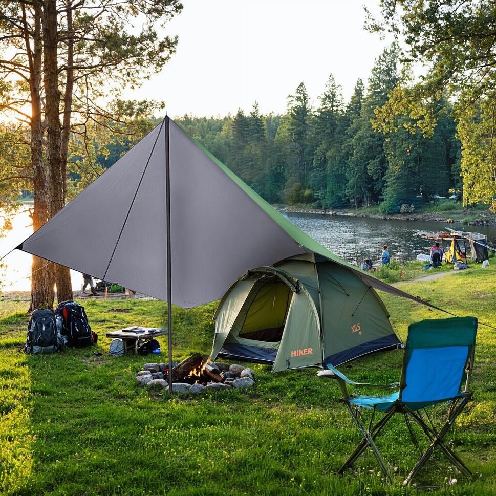 Tarp płachta biwakowa kempingowa 300x300 cm Nils Camp