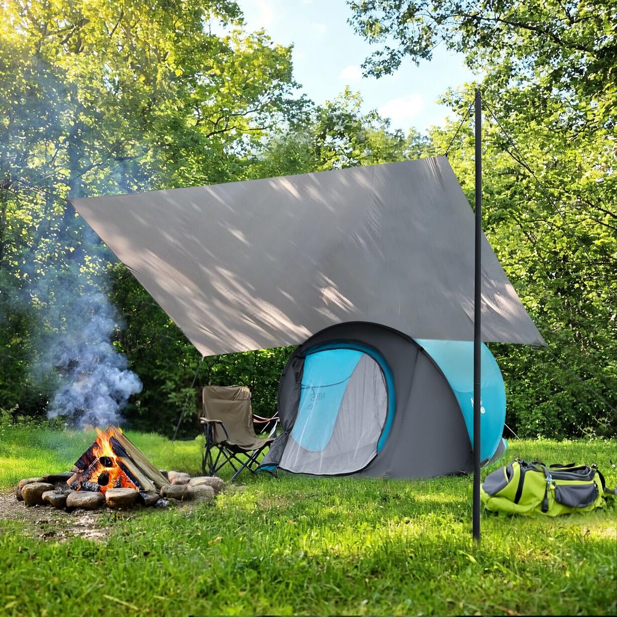 Bâche de camping 230 x 140 cm Nc17111 Nils Camp 2/7