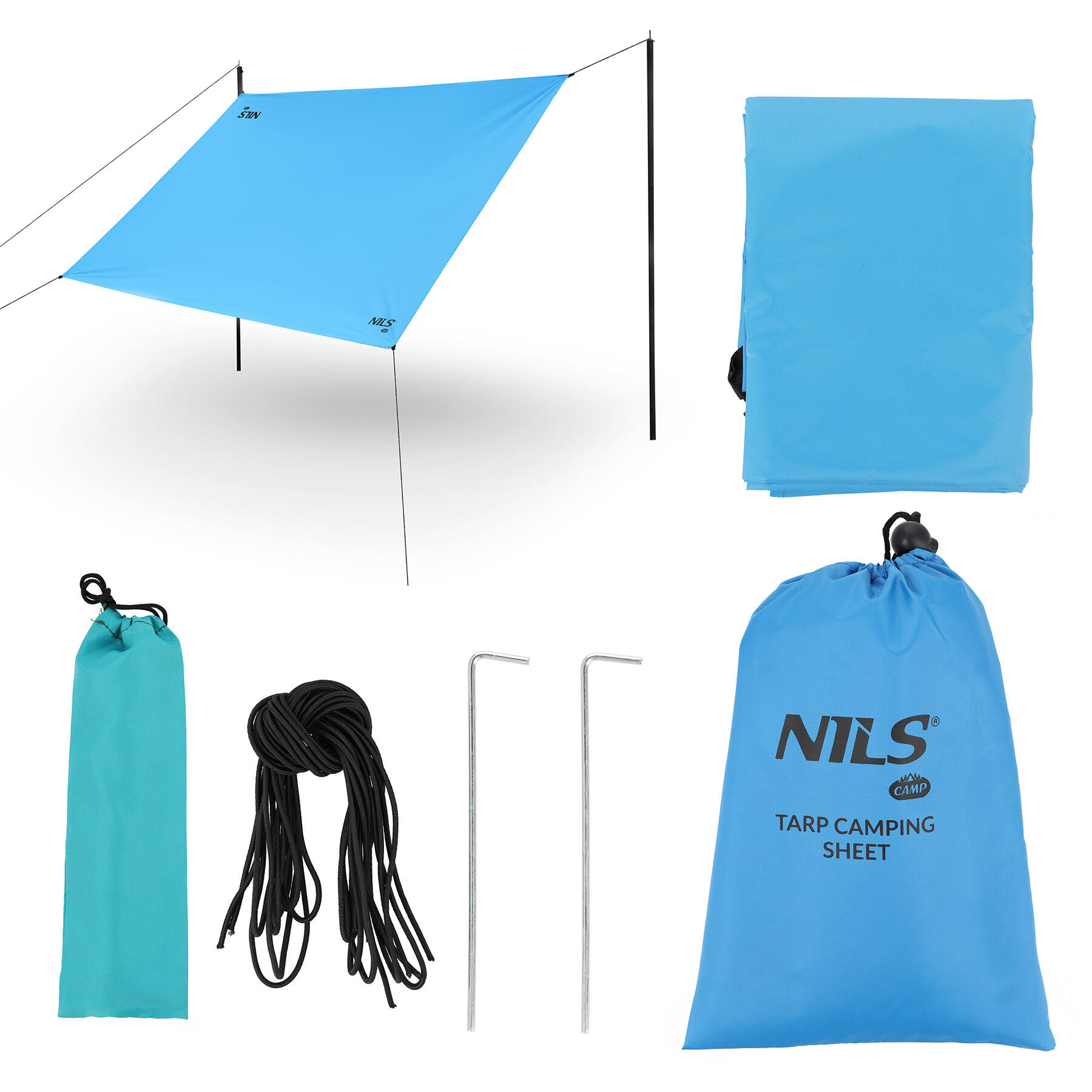 Bâche de camping 230 x 140 cm Nc17111 Nils Camp 5/7