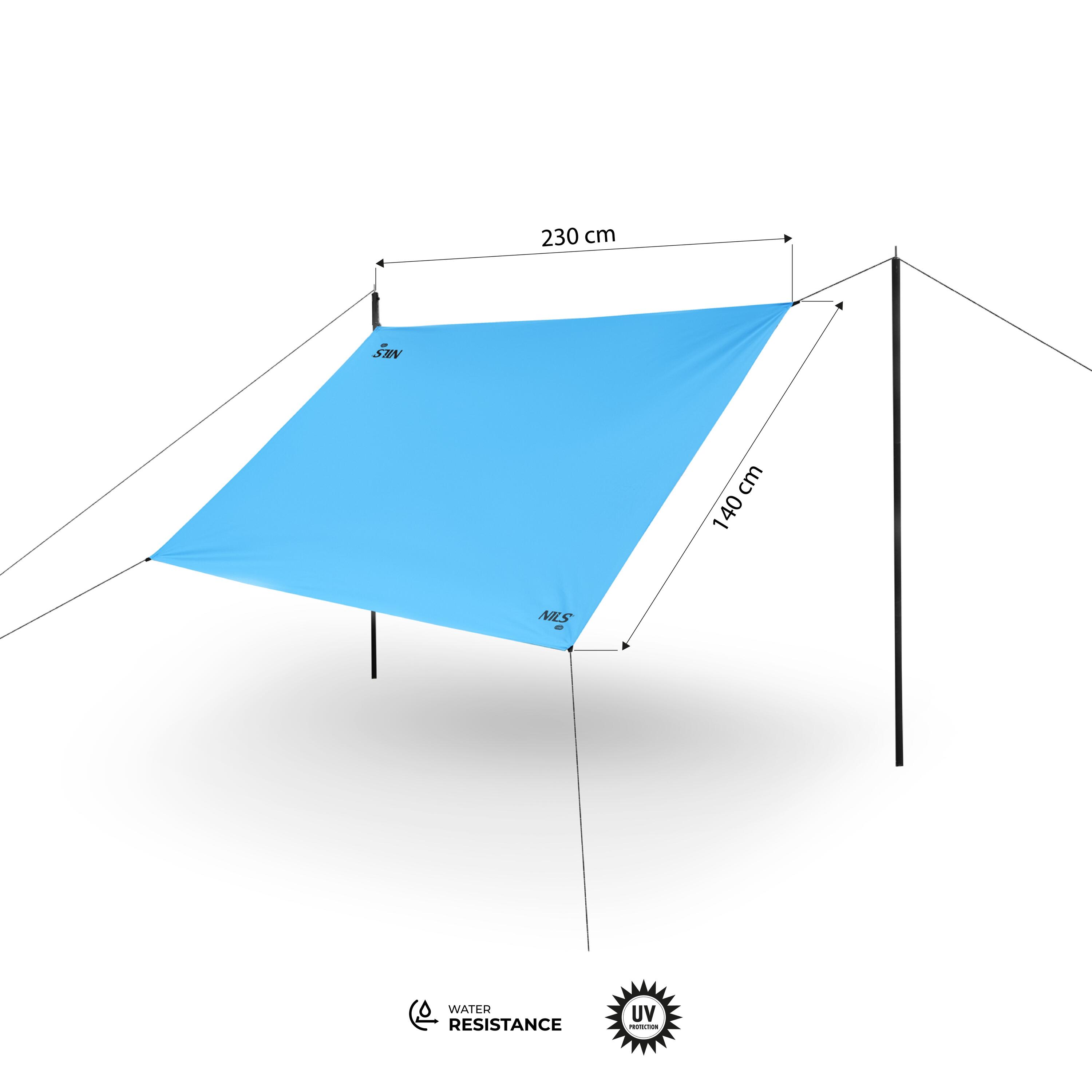 Bâche de camping 230 x 140 cm Nc17111 Nils Camp 4/7