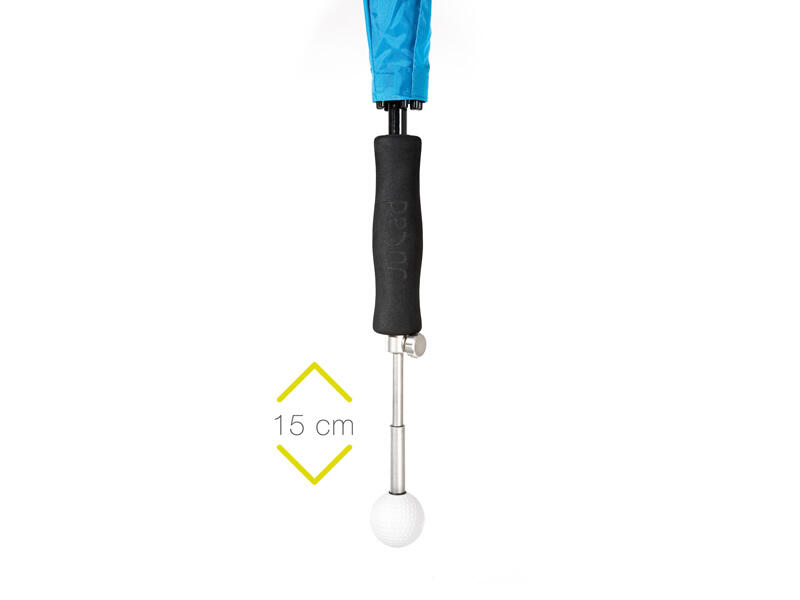 Teleskopischer Regenschirm mit Schaft JuCad 3/3