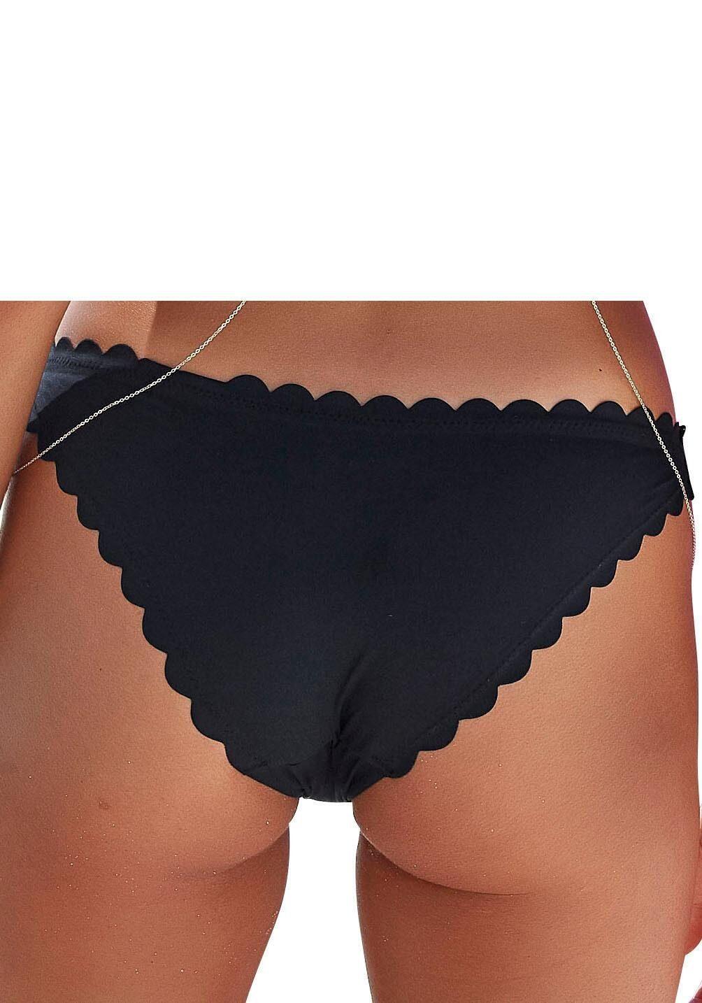 Damen LASCANA Bikini-Hose »Scallop« 3/4