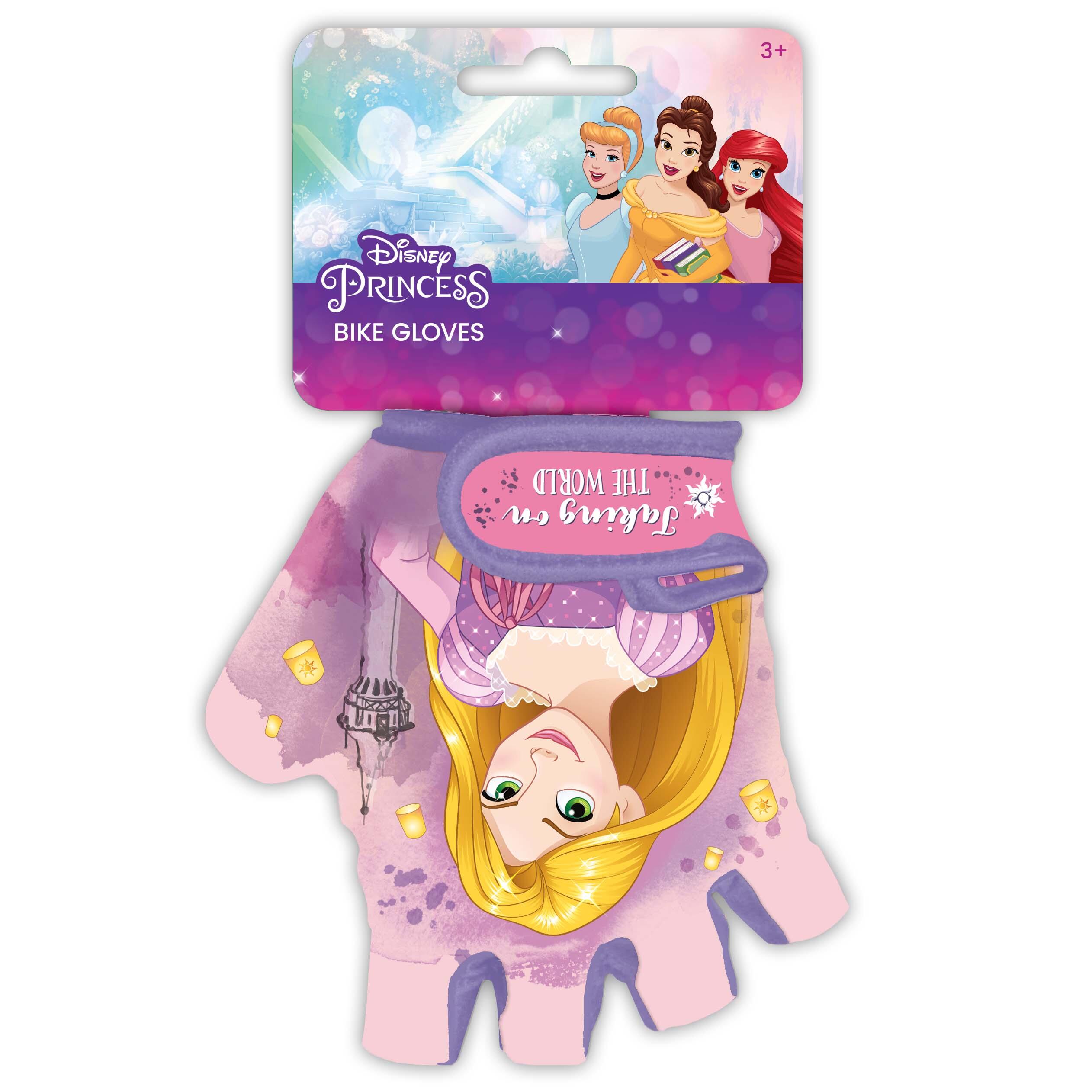 Meisjes fietshandschoenen Princess, roze-paars 2/3