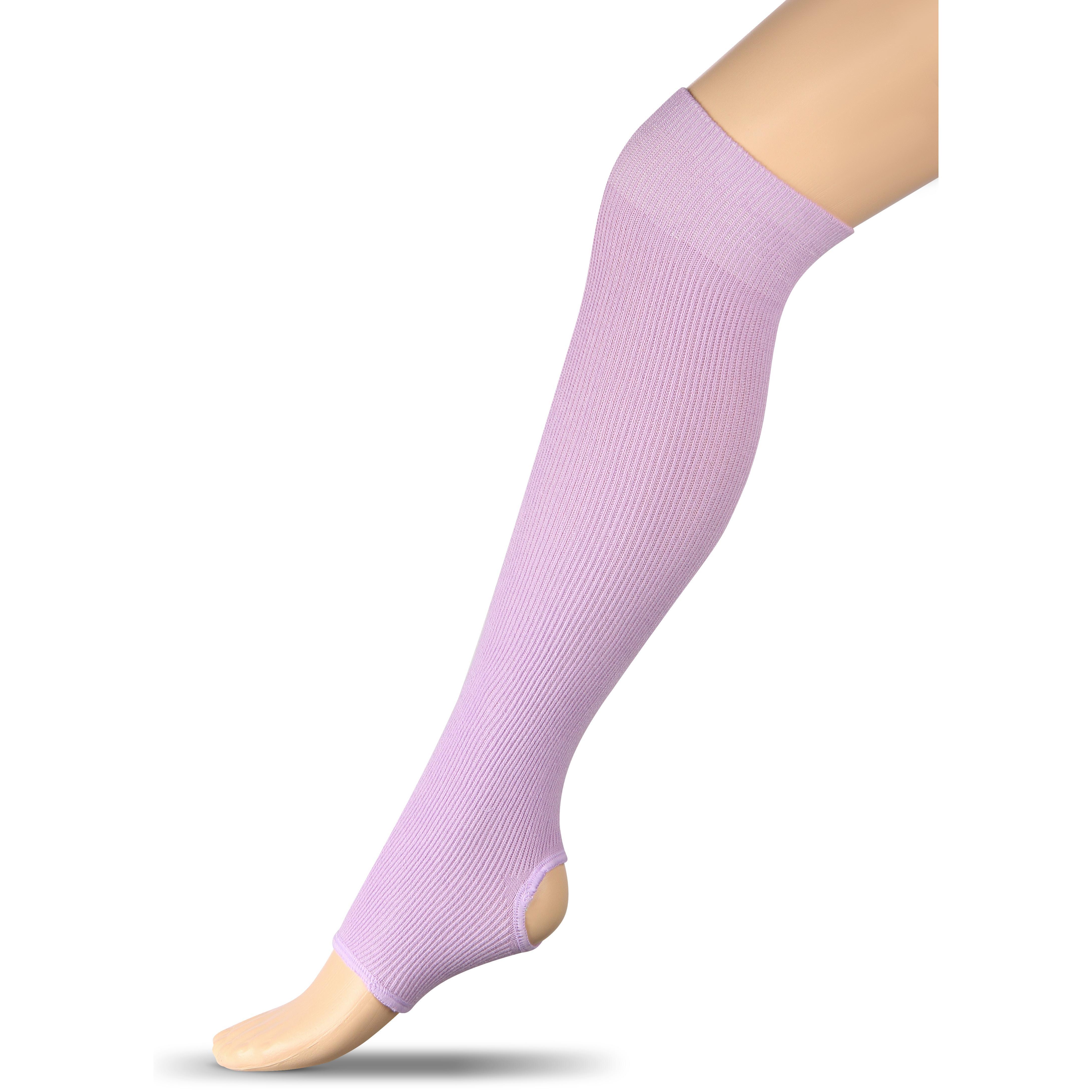 Indigo Sports - Jambières De Gymnastique Et Danse En Coton Indigo - Chaussettes De Compression - Violet - 65 - Decathlon