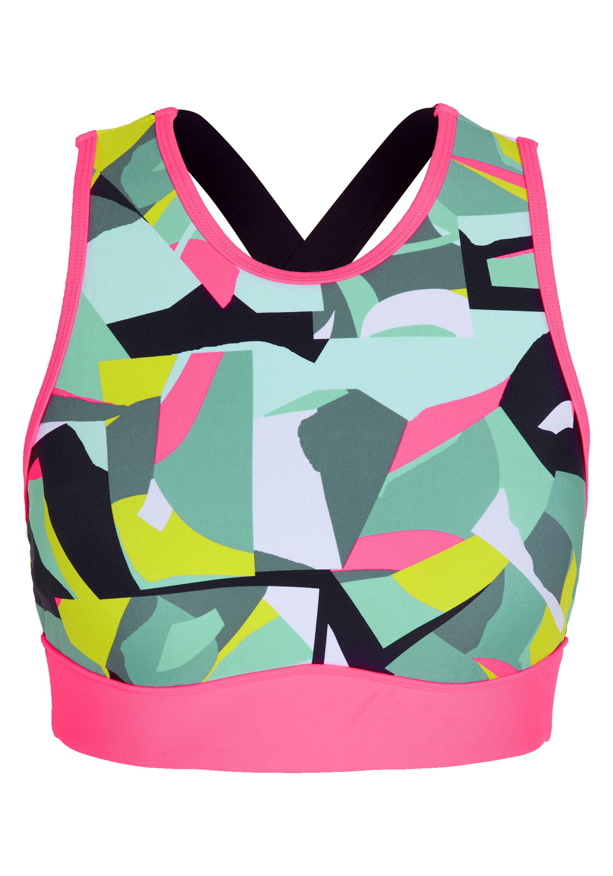 CHIEMSEE Sportbustier mit trendstarken Allovermuster