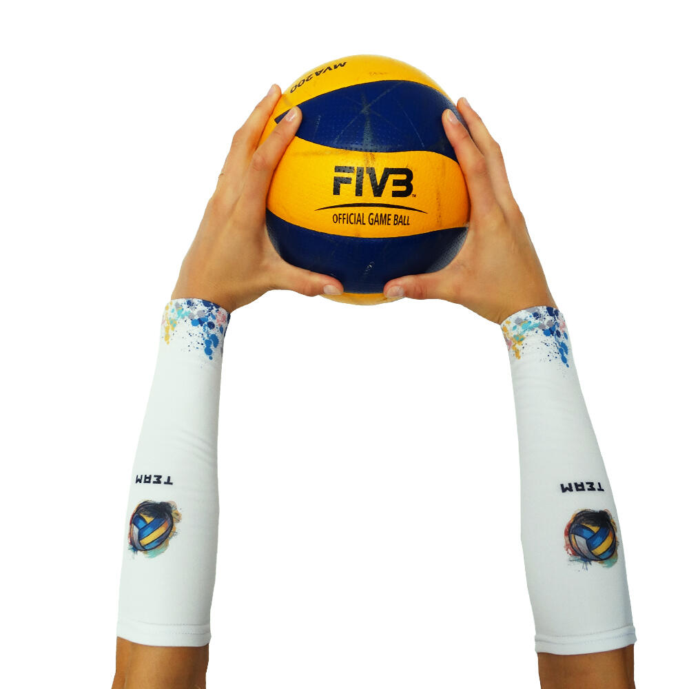 Rękawki siatkarskie unisex JG TEAM termoactiv krótkie 4/4