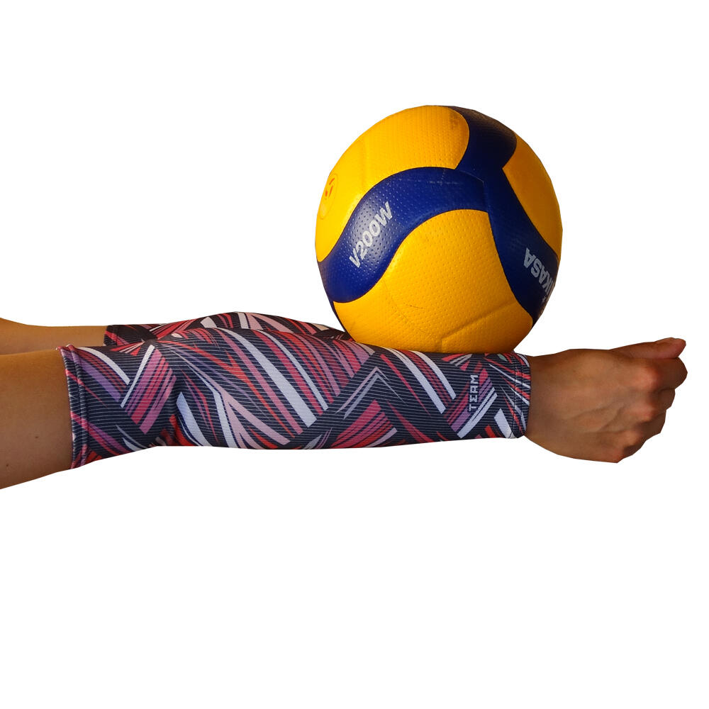 Rękawki siatkarskie unisex JG TEAM prążkowane midi 3/4