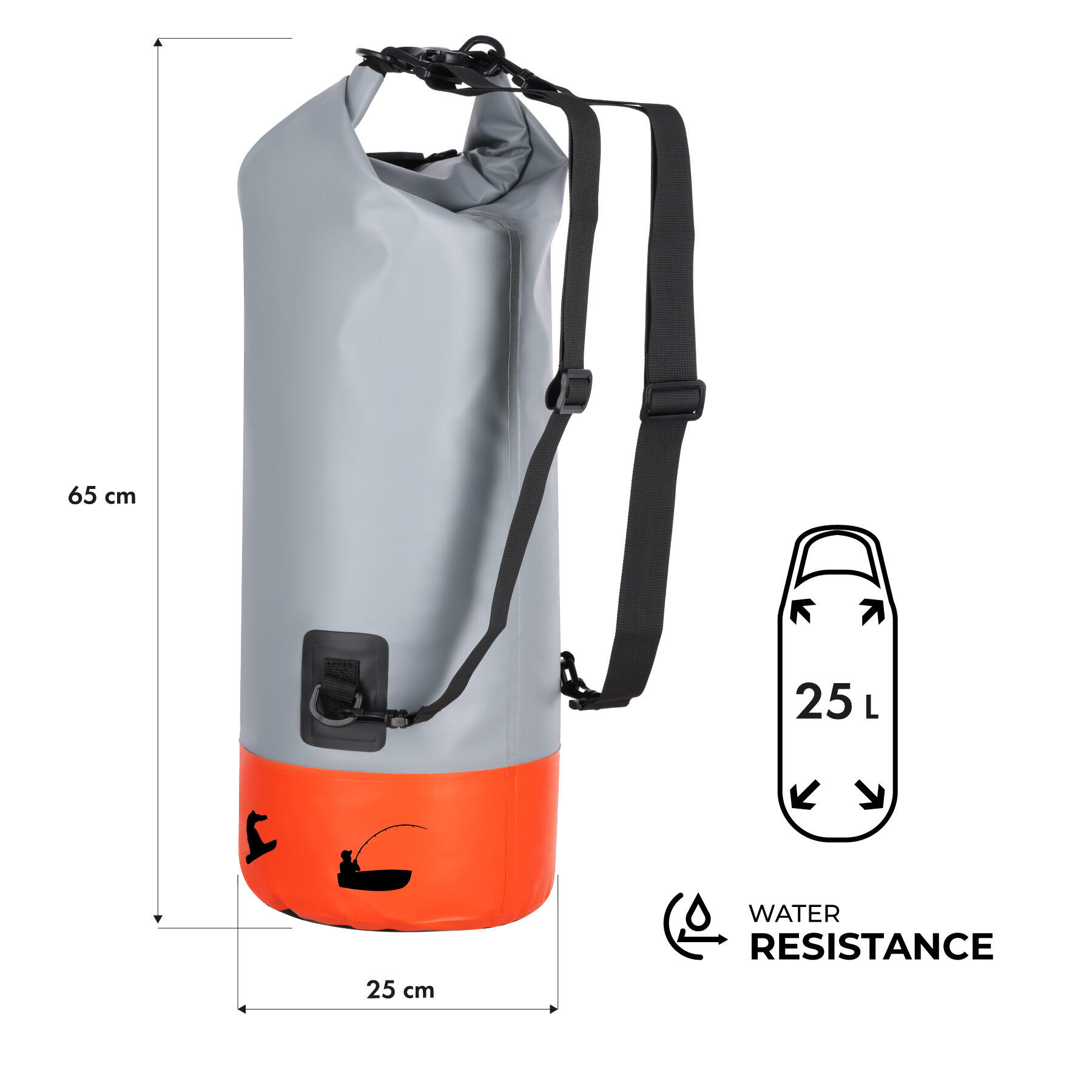 Wasserdichter Rucksack 25L NC17108 NILS CAMP 2/7