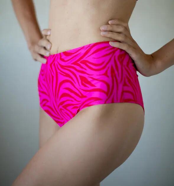 Bas de maillot de bain menstruel - Taille haute 5/5