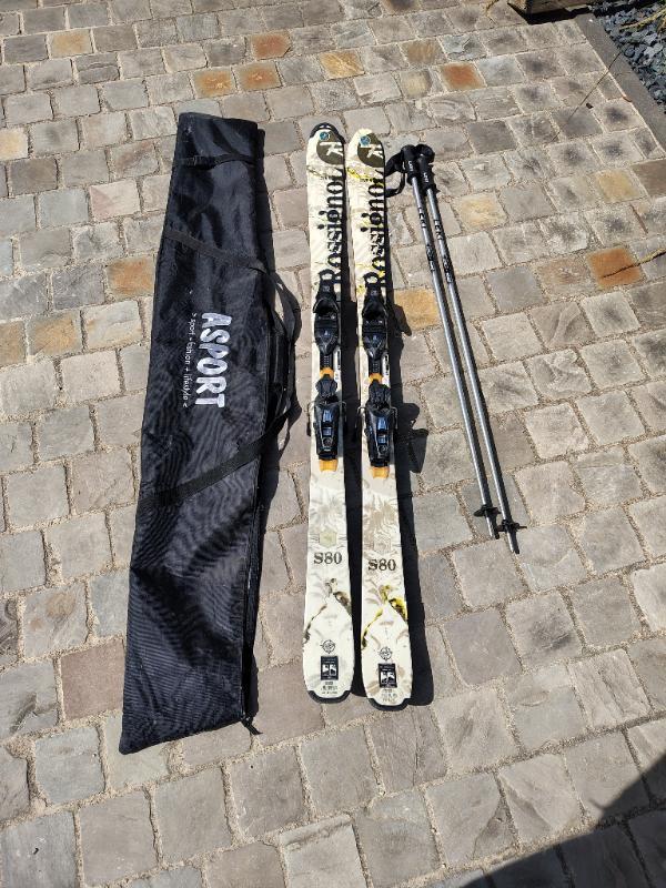 Entre Particuliers - Ski avec batons et housse 3/4