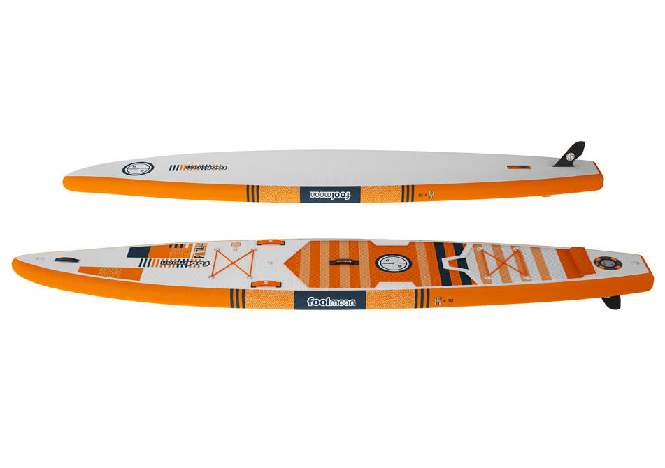 Stand Up Paddle Patagonia 14.0 aufblasbar weiss/orange 14' 30" 6" 4/7
