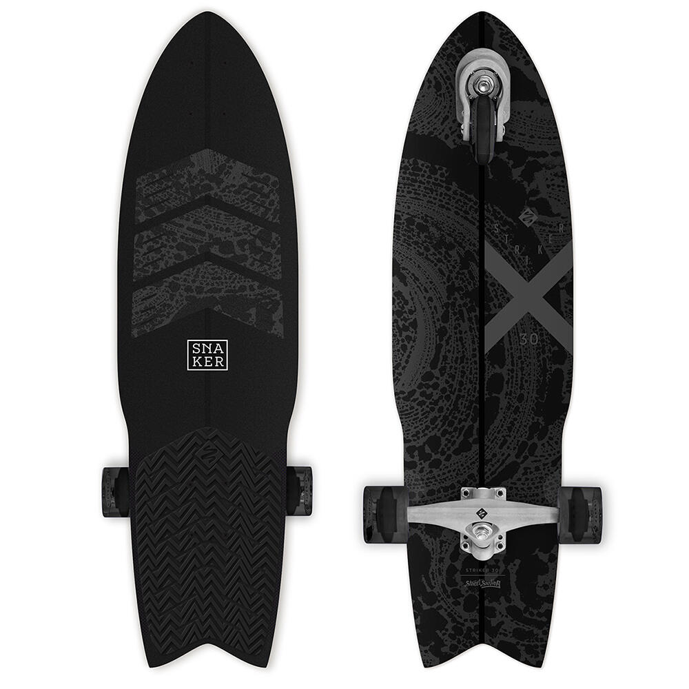 STREET SURFING Surf Skate Snaker 30" Black Striker
