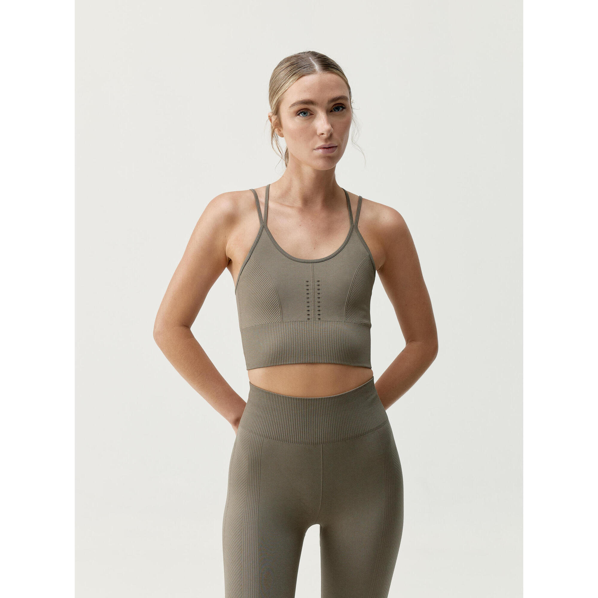 Born Living Yoga - Haut De Sport Pour Femme India Born Living Yoga - Brassière - Beige|marron - 48 Xl - Decathlon