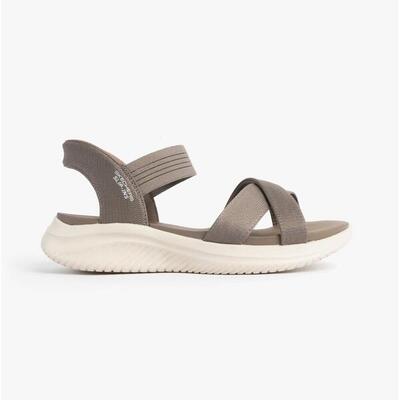 Sandalias SKECHERS Slip-ins Ultra Flex 3.0 Gris Mujer