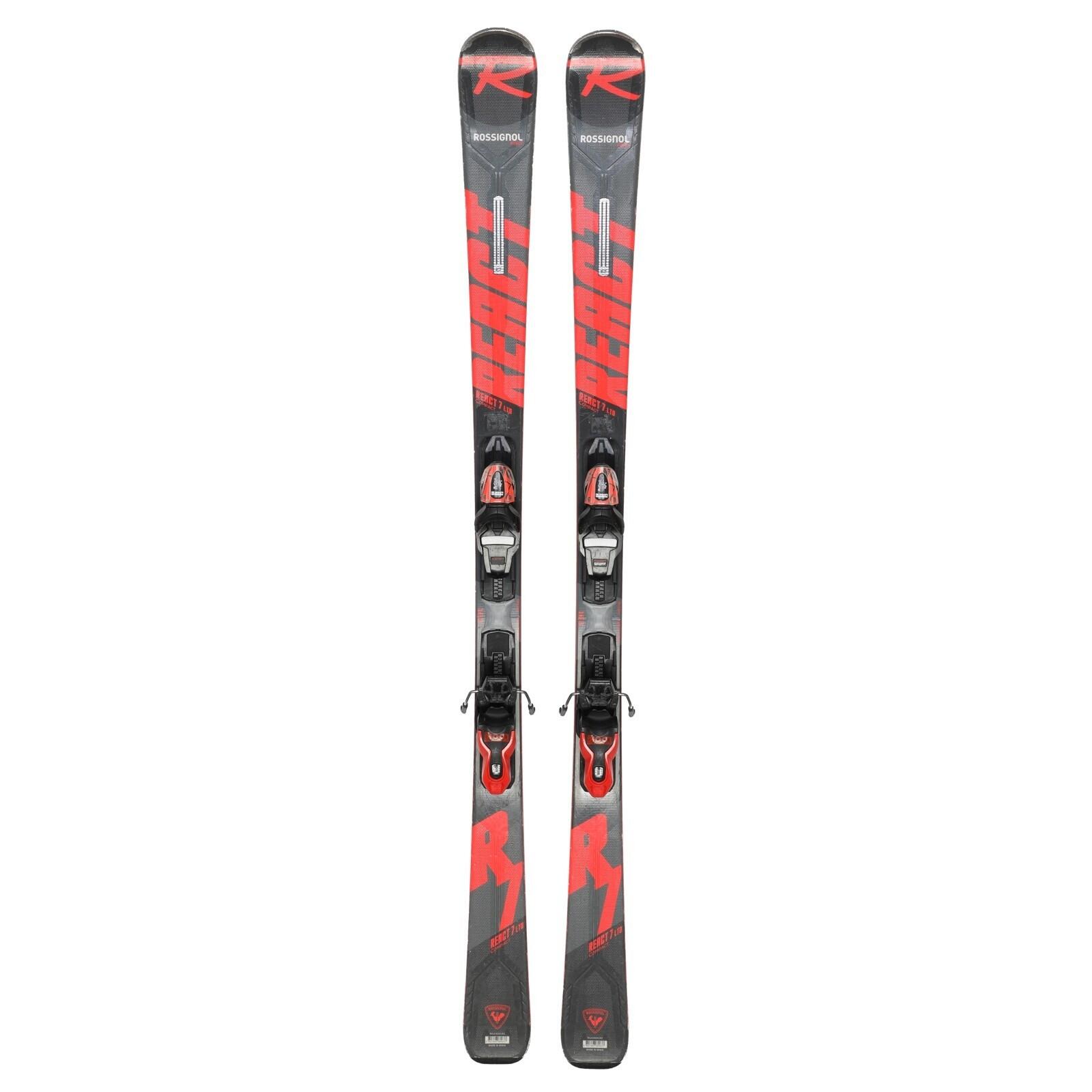 RECONDITIONNE - Ski Rossignol React 7 Ltd Compact + Fixations 2/4