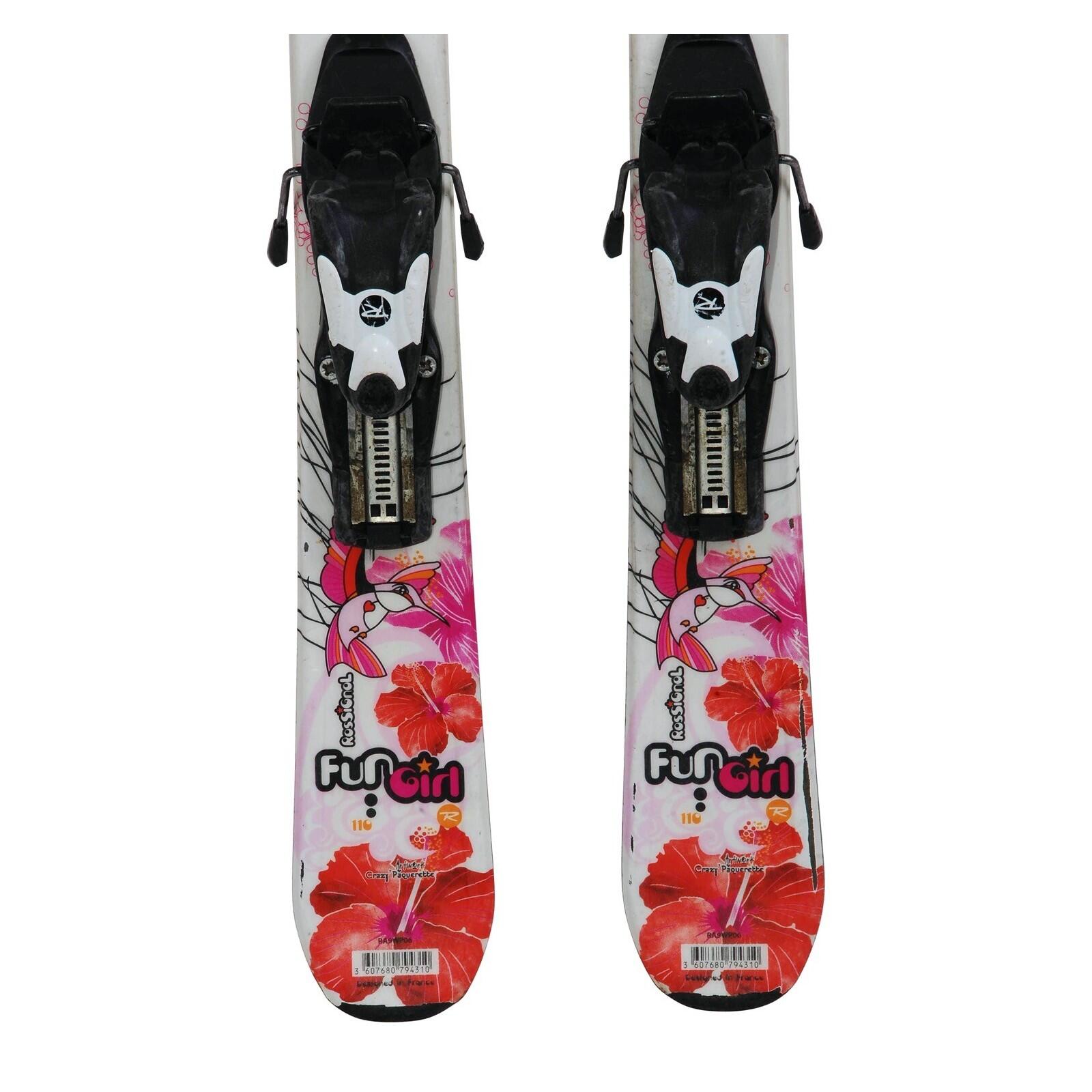 SECOND HAND - Sci Rossignol Fun Girl + Attacchi 4/5