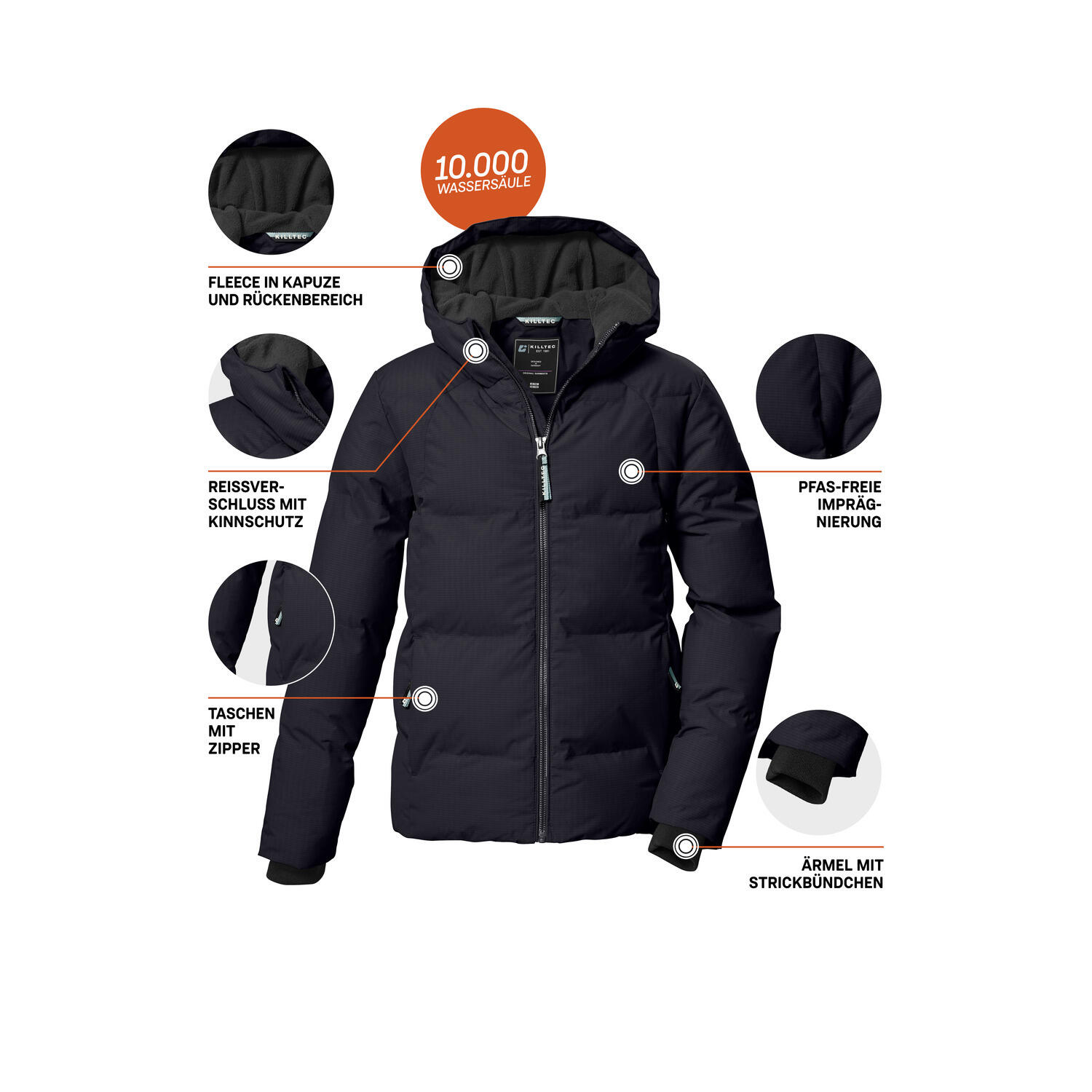 Kinder, Mädchen Steppjacke KOW 357 GRLS QLTD JCKT 5/6