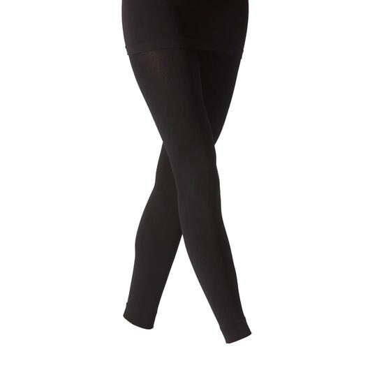 Collants Thermiques Sans Pied, 200 Deniers (1 Paire) Femme (Noir)