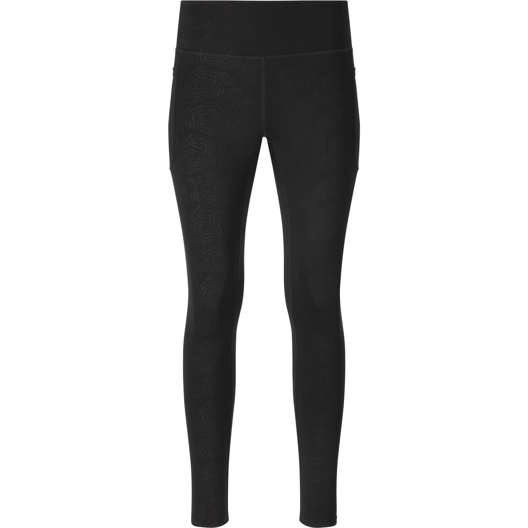 Endurance - Tights Clarane - Collant De Running - Bleu|noir - Decathlon