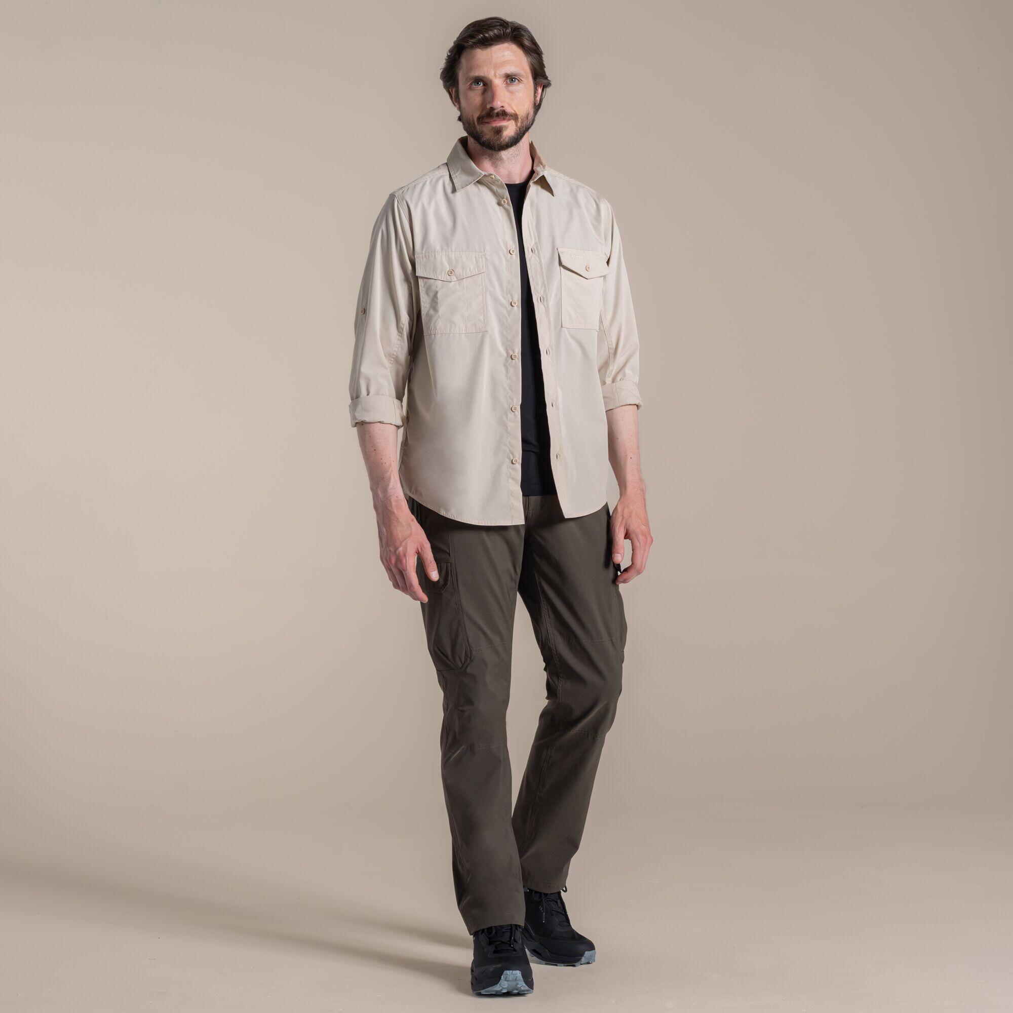 Heren Kiwi Lange Mouwen Insectenwerend Shirt 3/7