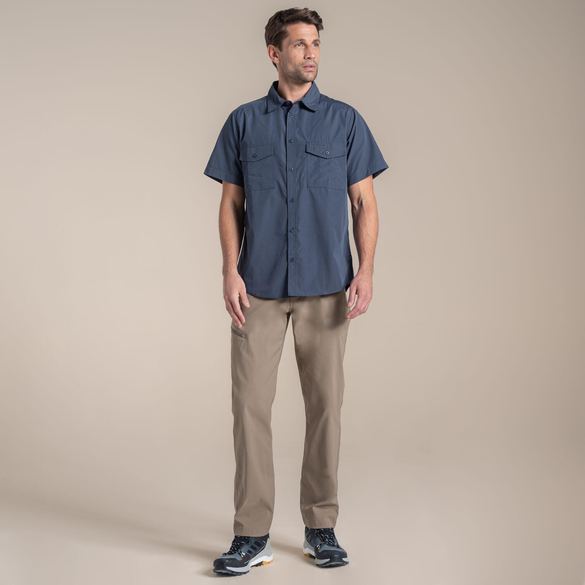 Heren Kiwi Korte Mouwen Insectenwerend Shirt 3/7