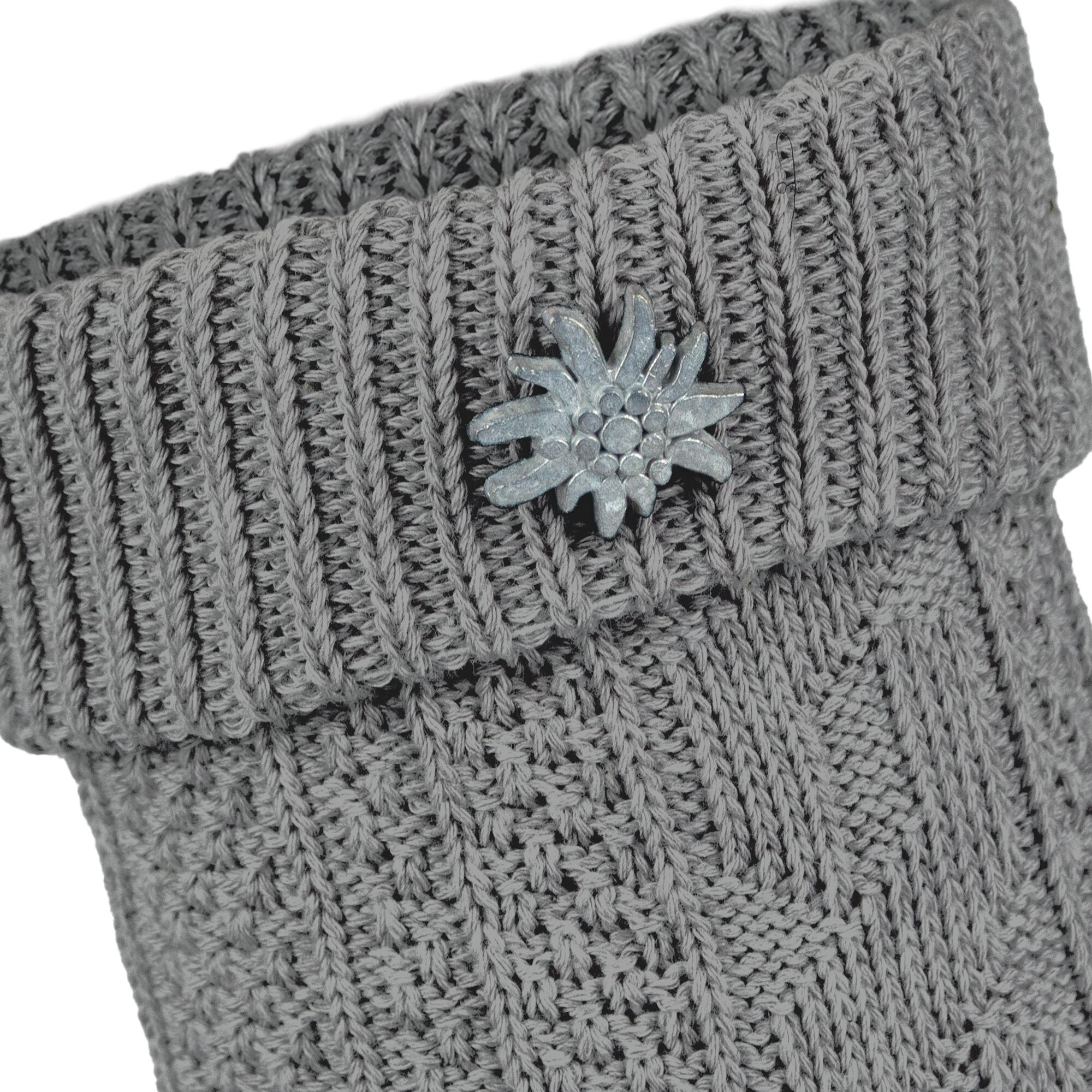 Trachtensocken 2 Paar – Schoppersocken Damen & Herren Oktoberfest Grau-35/38 5/8