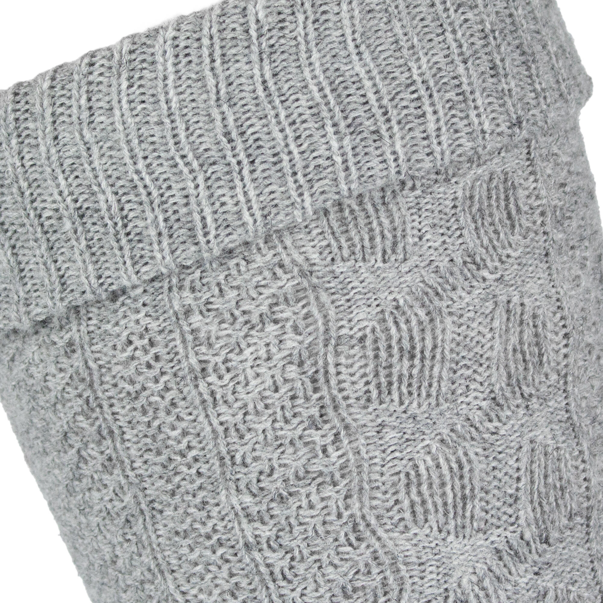 Damen Herren Trachtensocken Kniestrümpfe Zopfmuster Umschlagbund Baumwolle 6/8