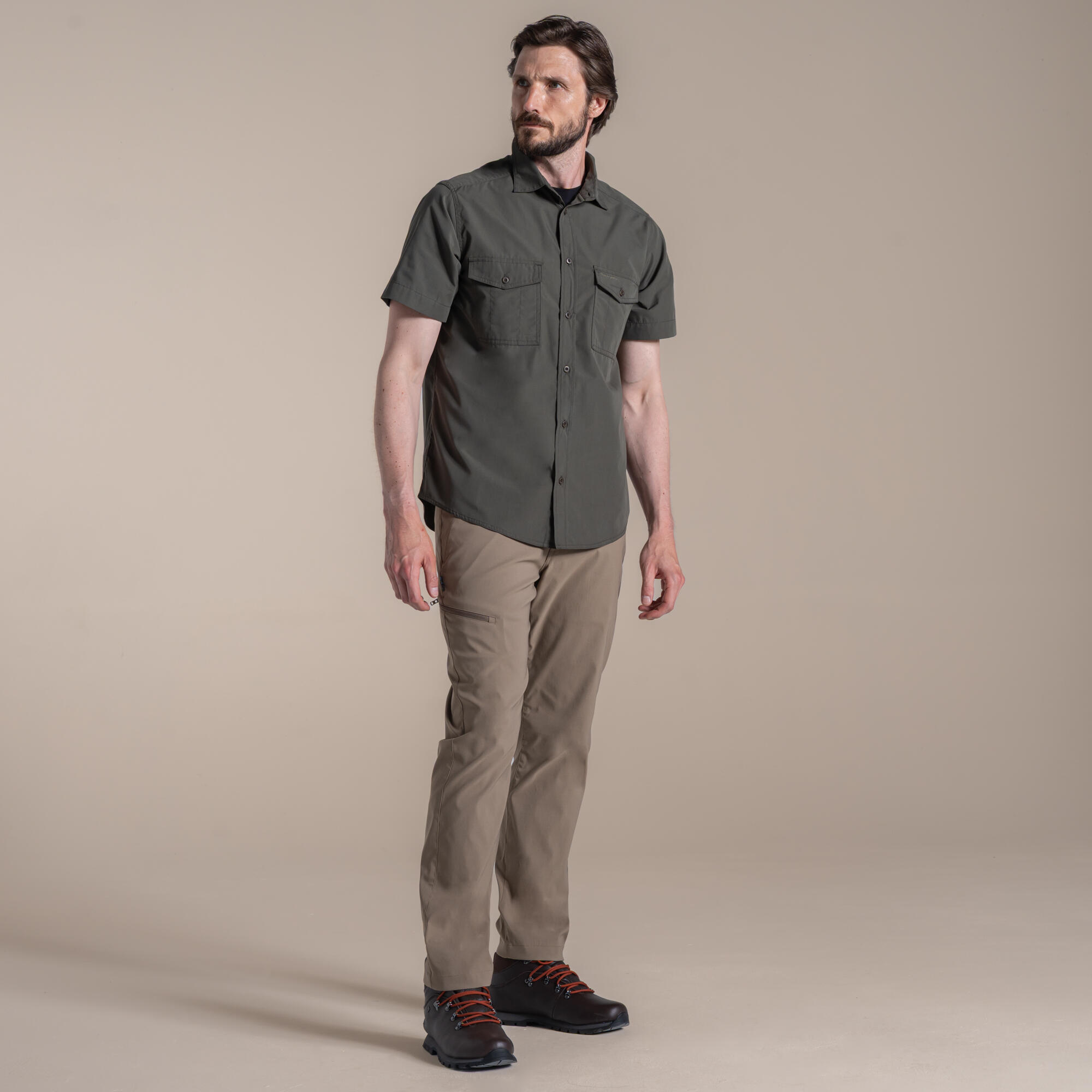 Kiwi Kurzarm-Shirt mit Insektenschutz für Herren 3/7