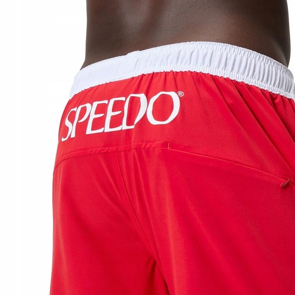 Short De Bain Style Logo VOLLEY Homme (Rouge) 4/4