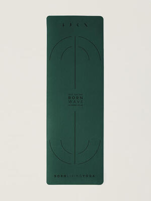 Yogamat mat wave 6 mm antislip microvezel touch oprolbaar