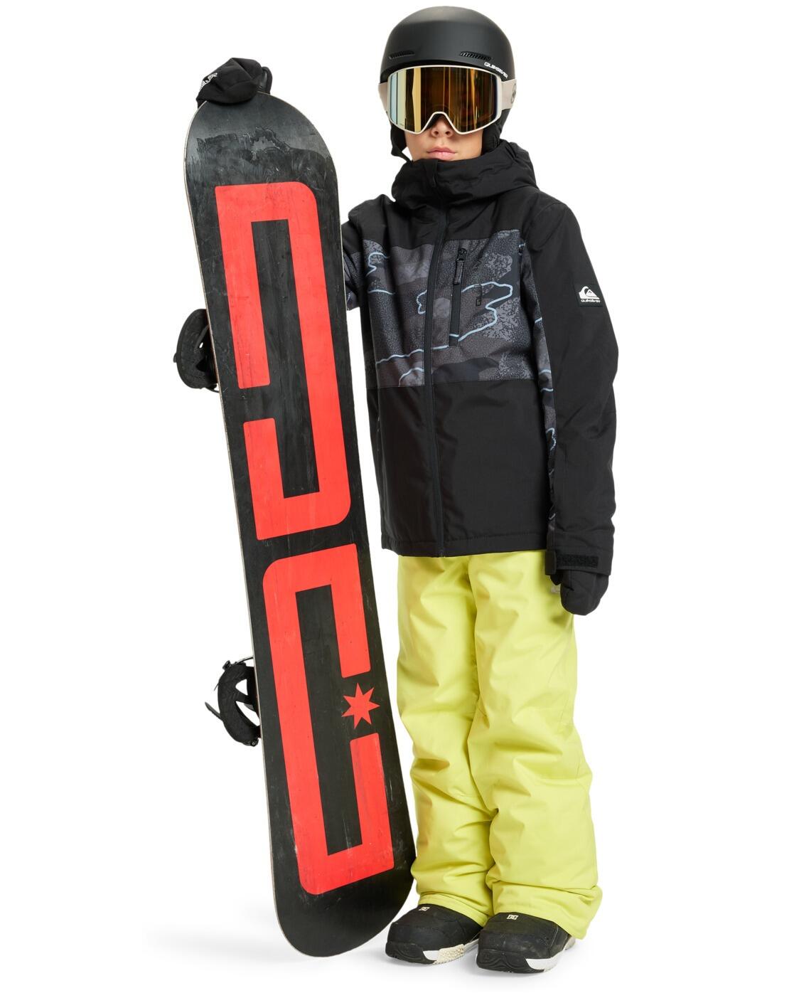 Technisch Snowjack SIDE HIT PRINTED Schwarz Jongens 4-16 3/6