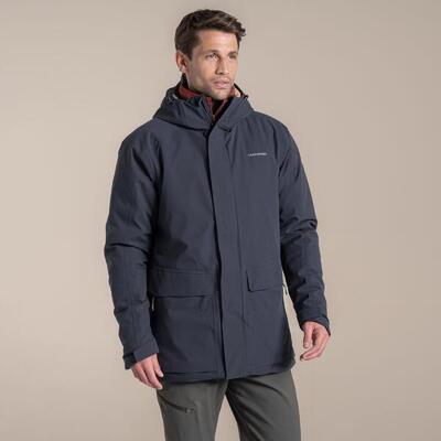 Heren lorton thermic gewatteerde ademend waterdichte jas met capuchon