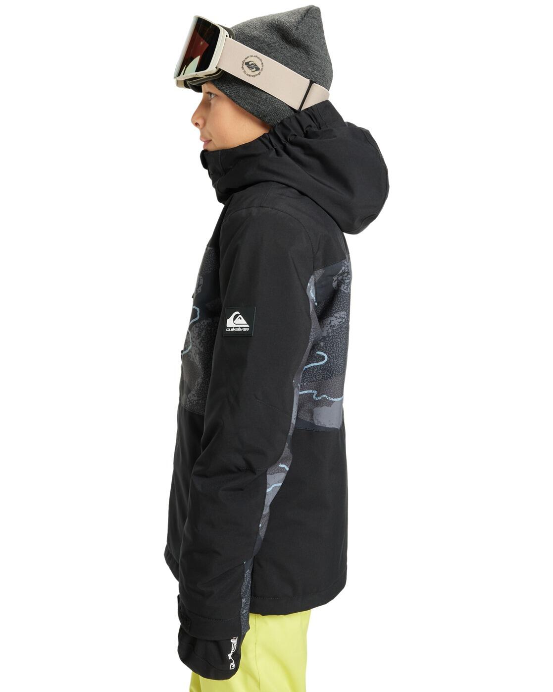 Technisch Snowjack SIDE HIT PRINTED Schwarz Jongens 4-16 4/6