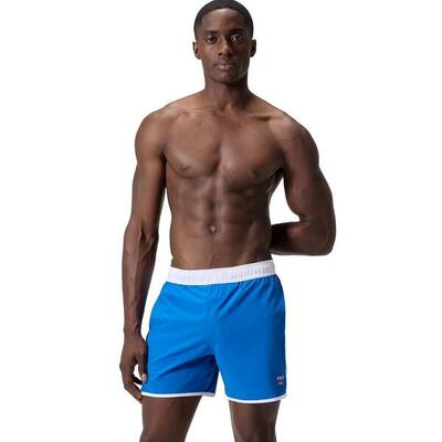 Heren volley logo zwemshort (blauw)