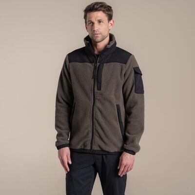 Giacca in pile isolante da uomo Braefell con zip integrale