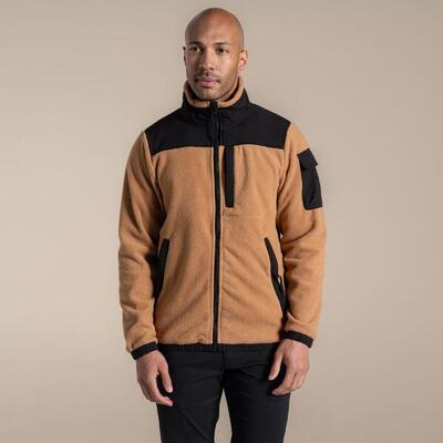 Giacca in pile isolante da uomo Braefell con zip integrale